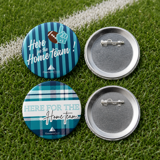 Buttons 3" Diameter - Friday Night Lights - (50 per pack - 25 of ea. design)